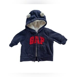 Baby GAP Sherpa-Lined Bear Hoodie